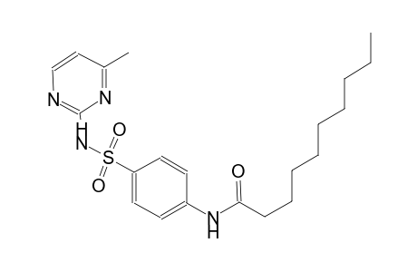 N-(4-{[(4-methyl-2-pyrimidinyl)amino]sulfonyl}phenyl)decanamide