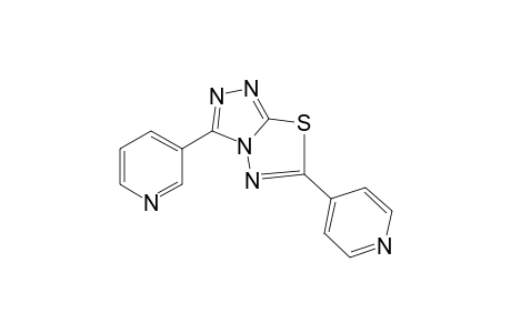 [1,2,4]Triazolo[3,4-b][1,3,4]thiadiazole, 3-(3-pyridinyl)-6-(4-pyridinyl)-