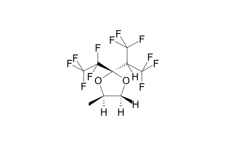 (Z)-4-METHYL-2-PERFLUOROETHYL-2-(ALPHA-HYDROPERFLUOROISOPROPYL)-1,3-DIOXOLANE