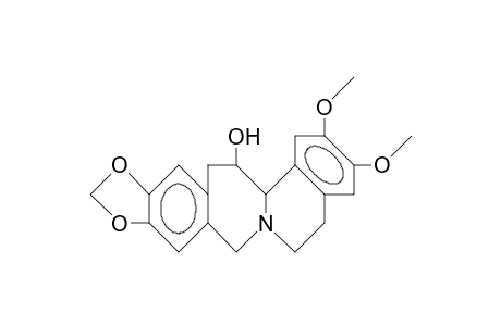 trans-Hydroxy-14-dimethoxy-2,3-methylenedioxy-10,11-hexahydro-5,6,8,13,14,14a-isoquinolino(2,1-B)benzazepine-2