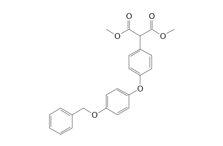 Dimethyl[4-(p-benzyloxyphenoxy)phenyl]-malonate