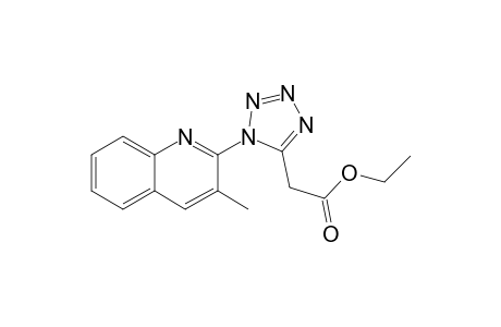 3-Methyl-2-[5-[(ethoxycarbonyl)methyl]tetrazol-1-yl]quinoline