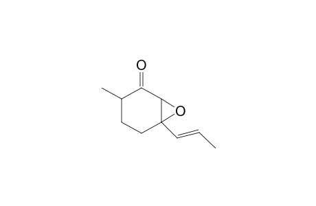 3-Methyl-6-(methylethenyl)-7-oxabicyclo[4.1.0]octan-2-one