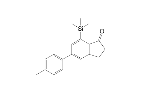 5-(p-Methylphenyl)-7-(trimethylsilyl)-1-indanone