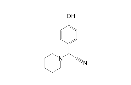 2-(4-Hydroxyphenyl)-2-(piperidin-1-yl)acetonitrile