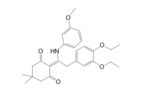1,3-Cyclohexanedione, 2-[2-(3,4-diethoxyphenyl)-1-[(3-methoxyphenyl)amino]ethylidene]-5,5-dimethyl-