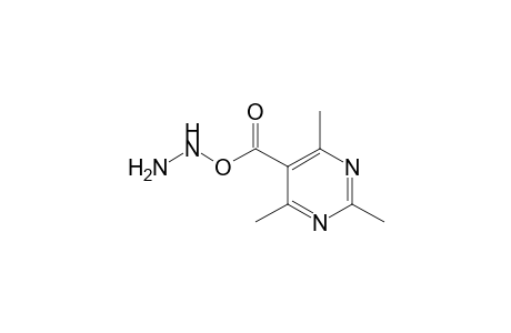 2,4,6-trimethylpyrimidine-5-carboxylic acid, hydrazide