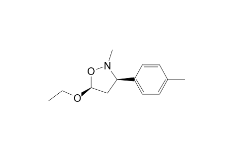 (3R,5S)-5-ethoxy-2-methyl-3-(4-methylphenyl)-1,2-oxazolidine