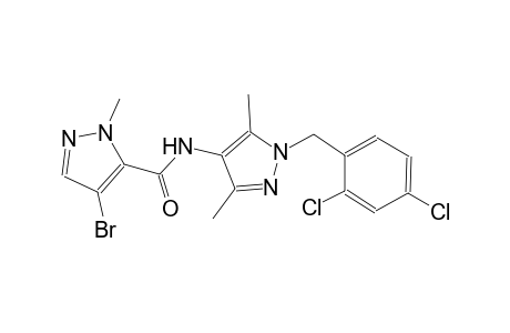 4-bromo-N-[1-(2,4-dichlorobenzyl)-3,5-dimethyl-1H-pyrazol-4-yl]-1-methyl-1H-pyrazole-5-carboxamide