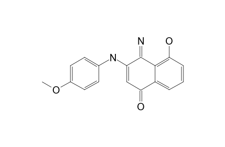 3-N-(4-METHOXYANILINE)-5-HYDROXY-1,4-NAPHTHOQUINON-4-IMINE