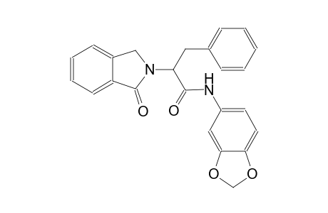 1H-isoindole-2-acetamide, N-(1,3-benzodioxol-5-yl)-2,3-dihydro-1-oxo-alpha-(phenylmethyl)-