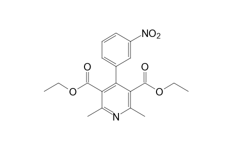 2,6-dimethyl-4-(m-nitrophenyl)-3,5-pyridinedicarboxylic acid, diethyl ester