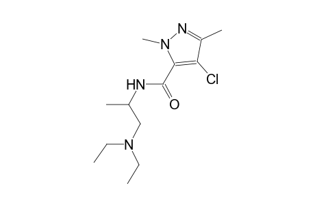 4-chloro-N-[2-(diethylamino)-1-methylethyl]-1,3-dimethyl-1H-pyrazole-5-carboxamide