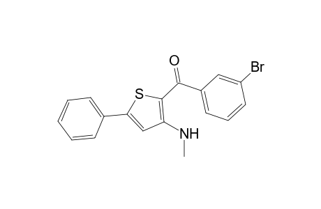 (3-bromophenyl)-[3-(methylamino)-5-phenyl-2-thienyl]methanone