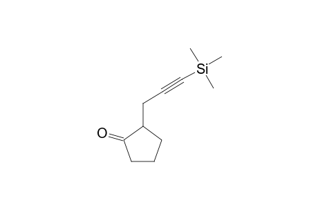 2-(3'-TRIMETHYLSILYLPROP-2'-YNYL)-CYCLOPENTANONE