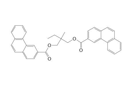 3-Phenanthrenecarboxylic acid, 2-ethyl-2-methyl-1,3-propanediyl ester