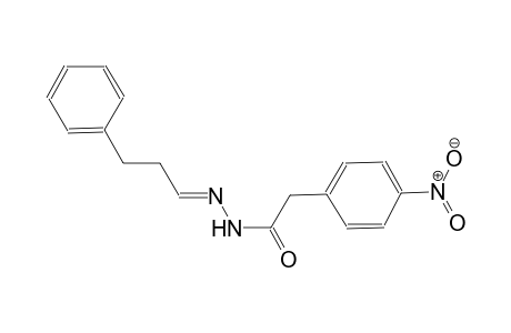 2-(4-nitrophenyl)-N'-[(E)-3-phenylpropylidene]acetohydrazide