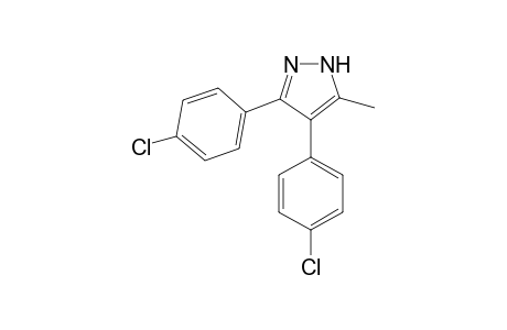 3,4-Bis(4-chlorophenyl)-5-methyl-1H-pyrazole