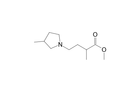 Methyl .alpha.,3-dimethylpyrrolidine-1-butanoate