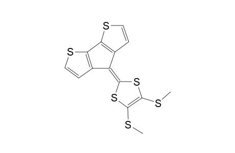 4,5-Dimethylthio-1,3-dithiol-2-ylidene)-4H-cyclopenta[2,1-b;3,4-b']dithiophene