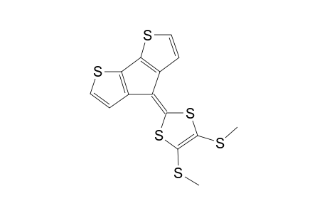 4,5-Dimethylthio-1,3-dithiol-2-ylidene)-4H-cyclopenta[2,1-b;3,4-b']dithiophene