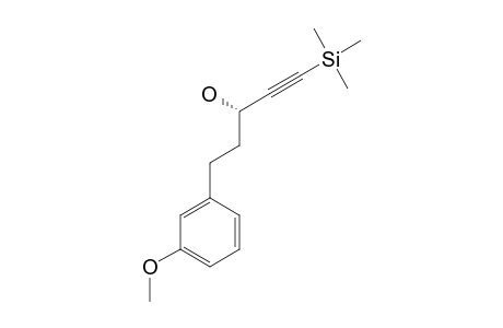 (3-S)-5-(3-METHOXYPHENYL)-1-(TRIMETHYLSILYL)-PENT-1-YN-3-OL