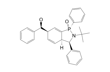 (1RS,3RS,3ARS,6RS,13SR)-2,3,3A,6-TETRAHYDRO-2-(TERT.-BUTYL)-6-(1-HYDROXYPHENYMETHYL)-1,3-DIPHENYLBENZO-[C]-[1,2]-AZAPHOSPHOLE-1-OXIDE