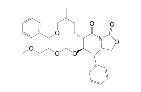 (S)-4-Benzyl-3-{(S)-5-benzyloxymethyl-2-[(R)-1-(2-methoxy-ethoxymethoxy)-ethyl]-hex-5-enoyl}-oxazolidin-2-one