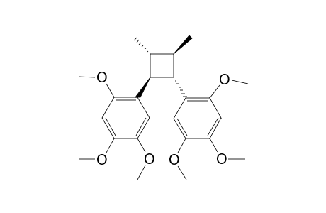 ANDAMANICIN;1-ALPHA,2-BETA,3-ALPHA,4-BETA-1,2-DIMETHYL-3,4-BIS-(2,4,5-TRIMETHOXY)-PHENYLCYCLOBUTANE