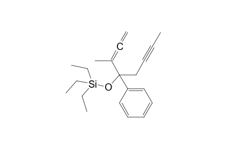 Triethyl(3-methyl-4-phenylocta-1,2-dien-6-yn-4-yloxy)silane