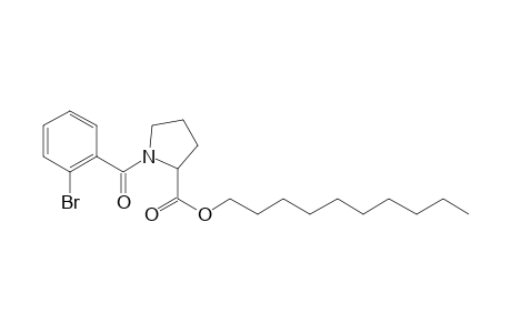 L-Proline, N-(2-bromobenzoyl)-, decyl ester