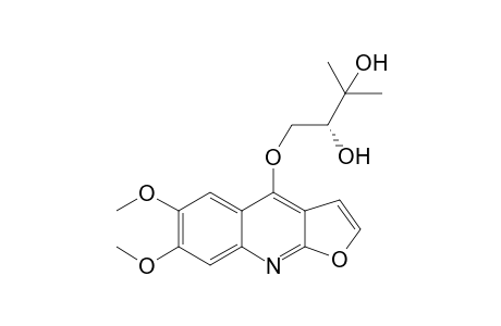 (R)-1-[(6',7'-Dimethoxyfuro[2,3-b]quinolin-4'-yl)oxy]-3-methylbutane-2,3-diol