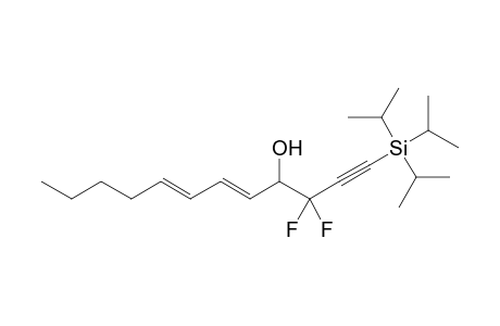 1-(Triisopropylsilyl)-3,3-difluoro-dodecyn-5,7-diene-4-ol