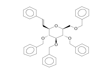 BETA-1,5-ANHYDRO-1-C-(PHENYLETHYNYL)-2,3,4,6-TETRA-O-BENZYL-D-GLUCITOL
