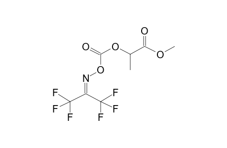O-[1-(METHOXYCARBONYL)ETHYLOXYCARBONYL]-HEXAFLUOROACETONEOXIME