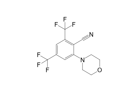 2-(4-Morpholinyl)-4,6-bis(trifluoromethyl)benzonitrile