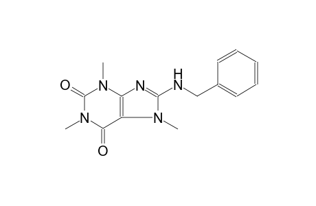 1H-purine-2,6-dione, 3,7-dihydro-1,3,7-trimethyl-8-[(phenylmethyl)amino]-