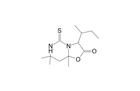 3-sec-butyl-7,7,8a-trimethyl-5-thioxotetrahydro-5H-[1,3]oxazolo[3,2-c]pyrimidin-2(3H)-one