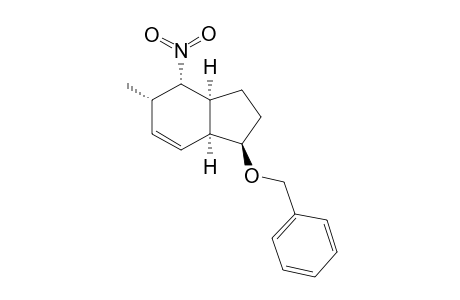 (+/-)-5-methyl-1.beta.-(phenylmethoxy)-4-nitro-2,3,3a.alpha.,4.alpha.,5.alpha.,7a.alpha.-hexahydro-1H-indene