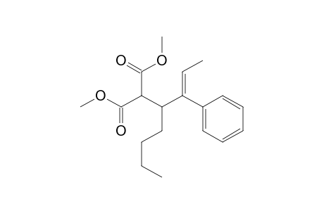 Propanedioic acid, [1-(1-phenyl-1-propenyl)pentyl]-, dimethyl ester