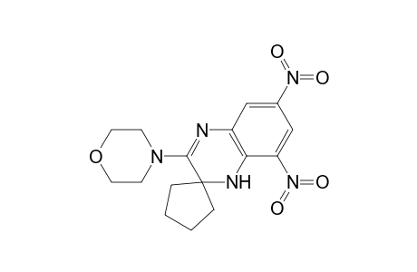 Spiro[cyclopentane-1,2'(1'H)-quinoxaline], 3'-(4-morpholinyl)-6',8'-dinitro-