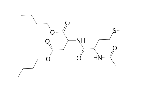 Dibutyl 2-([2-(acetylamino)-4-(methylsulfanyl)butanoyl]amino)succinate
