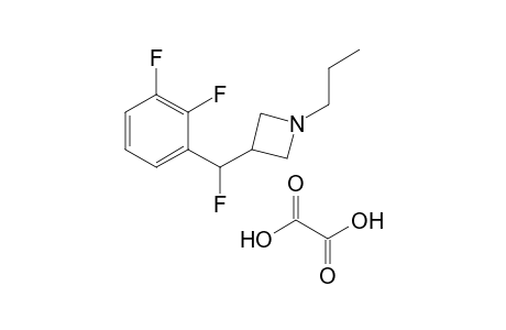3-[(2,3-difluorophenyl)(fluoro)methyl]-1-propylazetidine oxalate