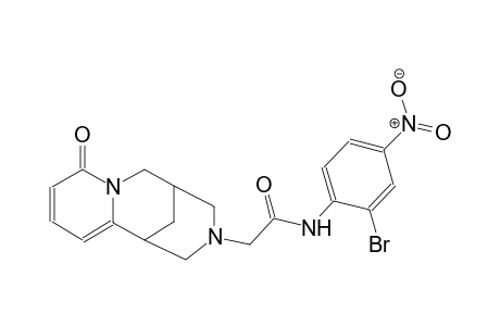 N-(2-bromo-4-nitrophenyl)-2-(8-oxo-5,6-dihydro-1H-1,5-methanopyrido[1,2-a][1,5]diazocin-3(2H,4H,8H)-yl)acetamide