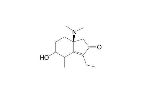 1-Dimethylamino-7-ethyl-4-hydroxy-5-methylbicyclo[4.3.0]non-6-en-8-one