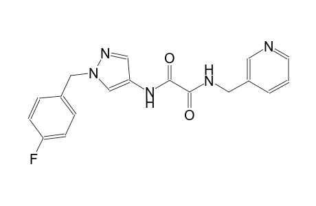 ethanediamide, N~1~-[1-[(4-fluorophenyl)methyl]-1H-pyrazol-4-yl]-N~2~-(3-pyridinylmethyl)-