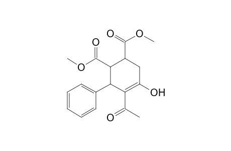 Dimethyl 1-hydroxy-2-acetyl-3-phenylcyclohexene-4,5-dicarboxylate