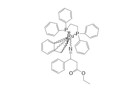 [(5-ETA-C9H7)(DPPE)RU-NCCH(PH)CH2CO2C2H5]-[I]