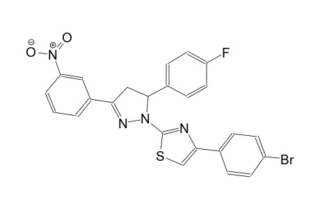 thiazole, 4-(4-bromophenyl)-2-[5-(4-fluorophenyl)-4,5-dihydro-3-(3-nitrophenyl)-1H-pyrazol-1-yl]-