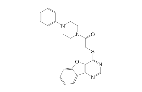 4-{[2-oxo-2-(4-phenyl-1-piperazinyl)ethyl]sulfanyl}[1]benzofuro[3,2-d]pyrimidine